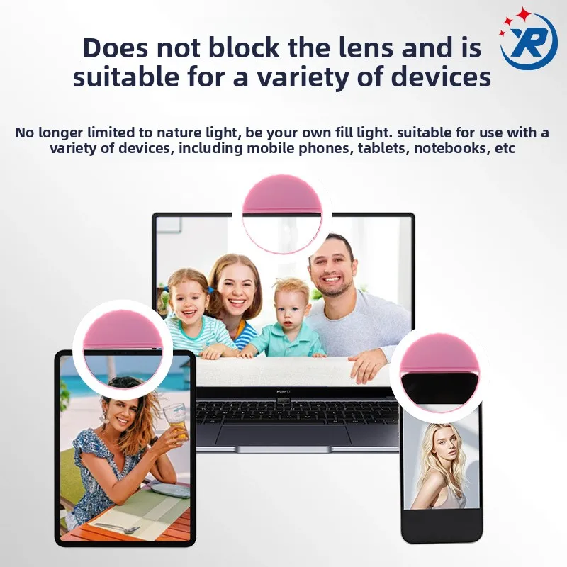 Handy 3D Füllen Licht RK12 Schönheit Selfie Live Flash LED Runde Ring Lichter Tragbare Handy Schönheit Werkzeug Make-Up