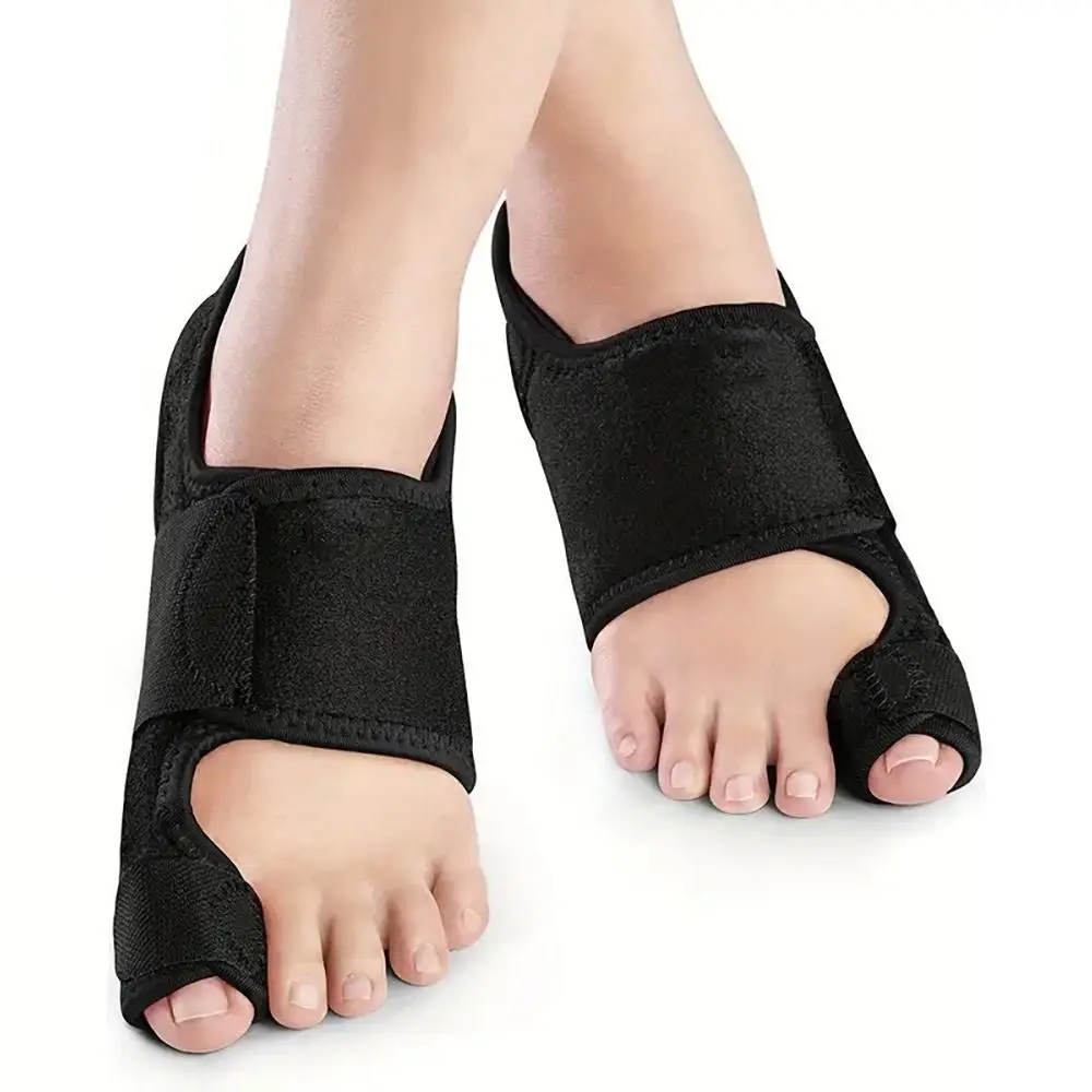 corretor-ergonomico-para-joanete-com-alca-ajustavel-respiravel-separador-de-dedos-confortavel-preto-para-pedicure
