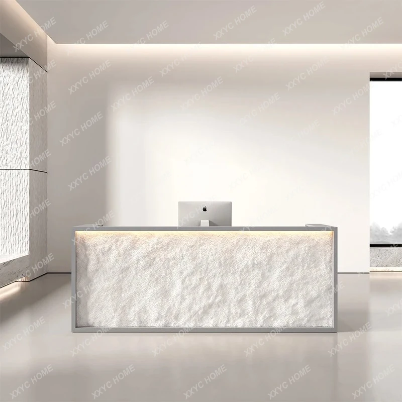 

Q Light luxury simple modern clothing store checkout page counter table