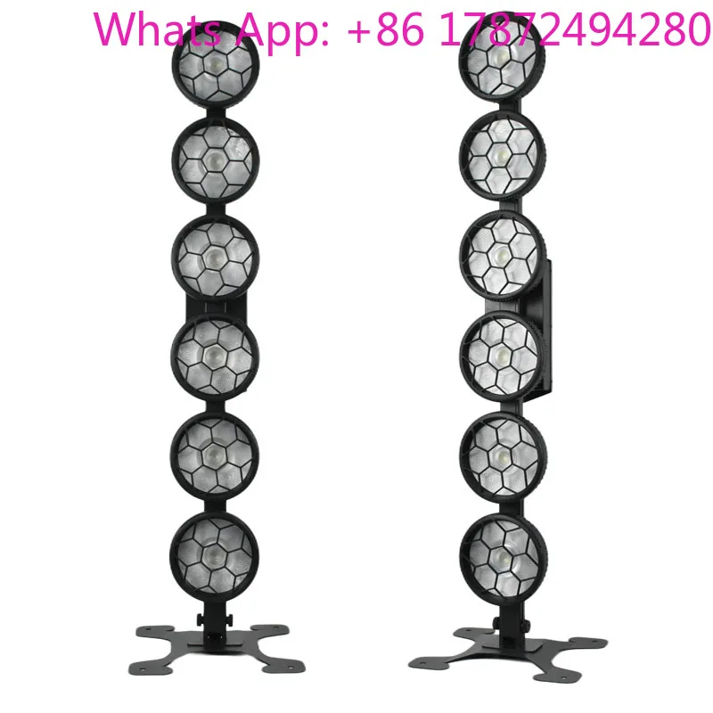 DMX512 Hexagonal LED Light Bar Matrix Pixel Strobe Stage Background Atmosphere Lighting