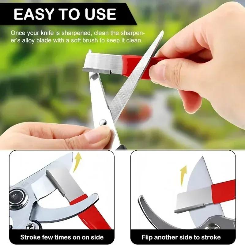 10/1PCS Quick Sharpener Alloy Steel Portable Manual Knives Grinding Sharpener Scissor Knife Sharpening Stone Kitchen ScraperTool