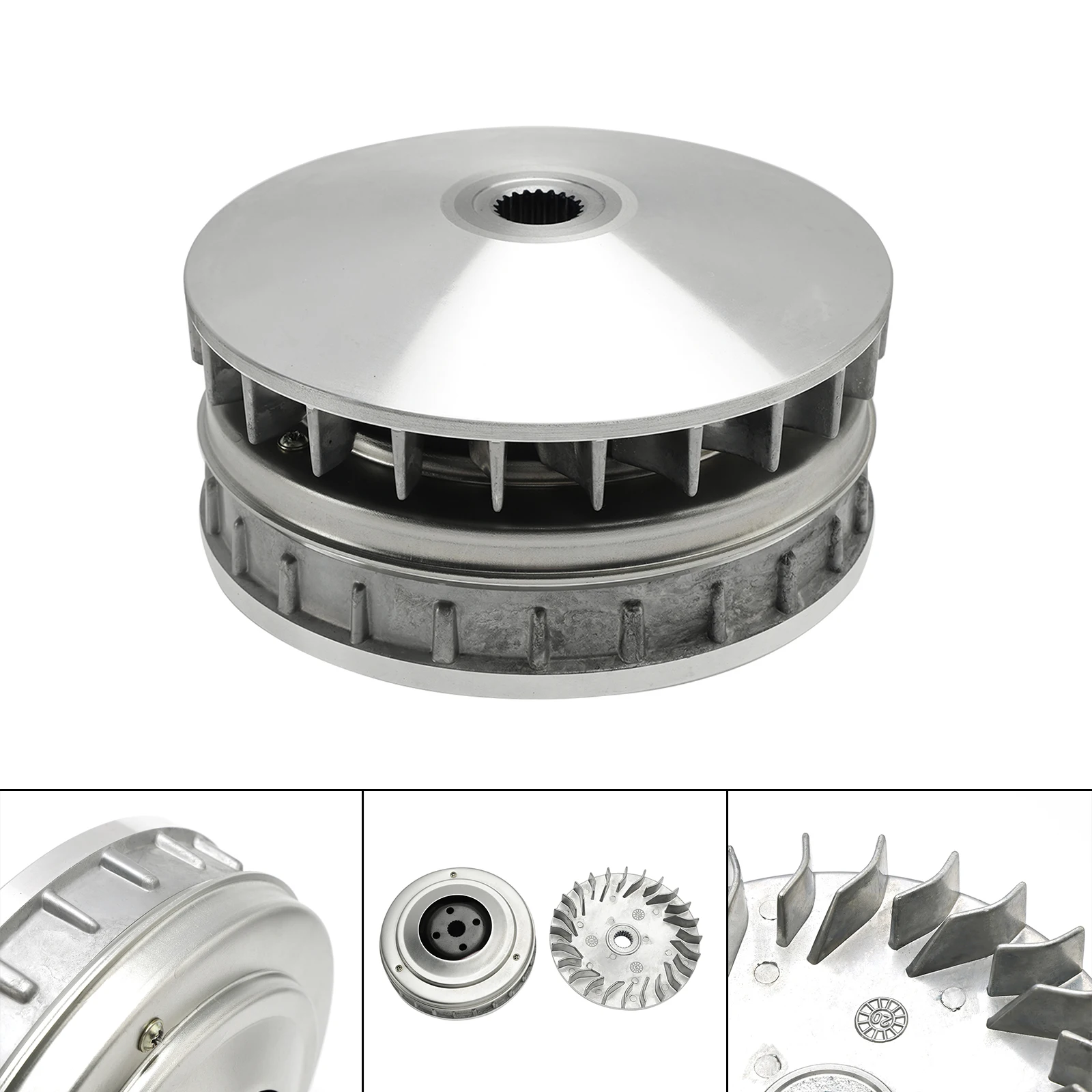 Topteng Secondary Clutch Variator Rear Lu020554 Lu020479 For Hisun Hs400 Utv-2 Tactic