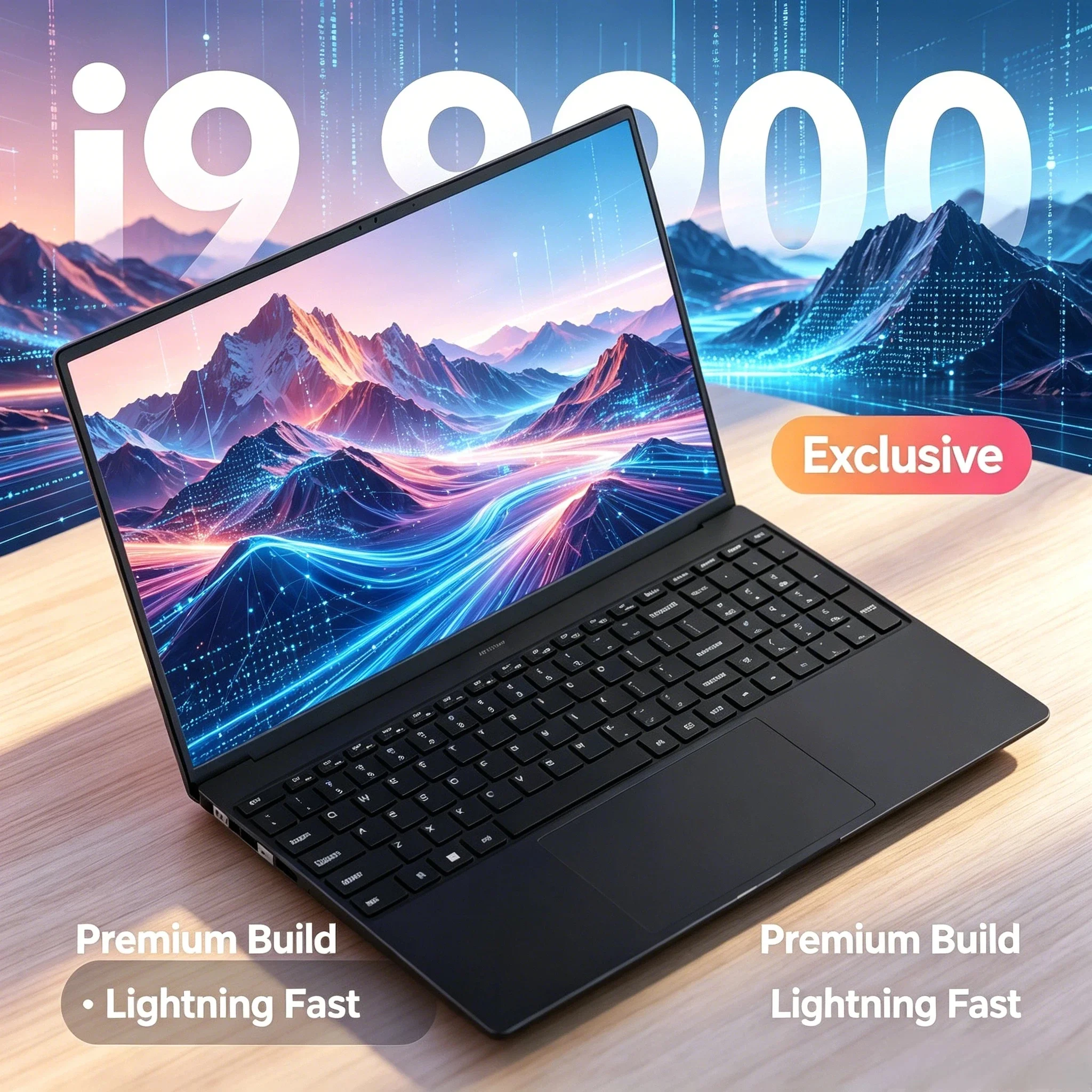 

HOT 15.6 Inch Gaming Laptop Windows 11 32GB RAM 2TB SSD Intel Core i9 9900 1920x1080 HD Ultra Slim PC Gamer Office Pro