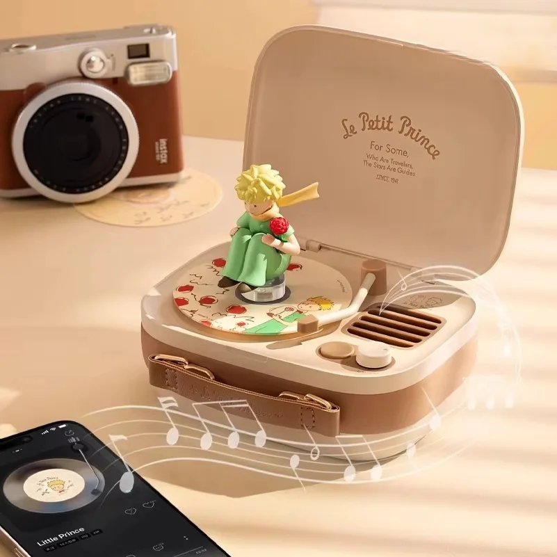 Cartoon Little Prince Travel Bluetooth Speaker Trend Toy Wireless Small Sound High-Quality Desktop Portable Birthday Gift.