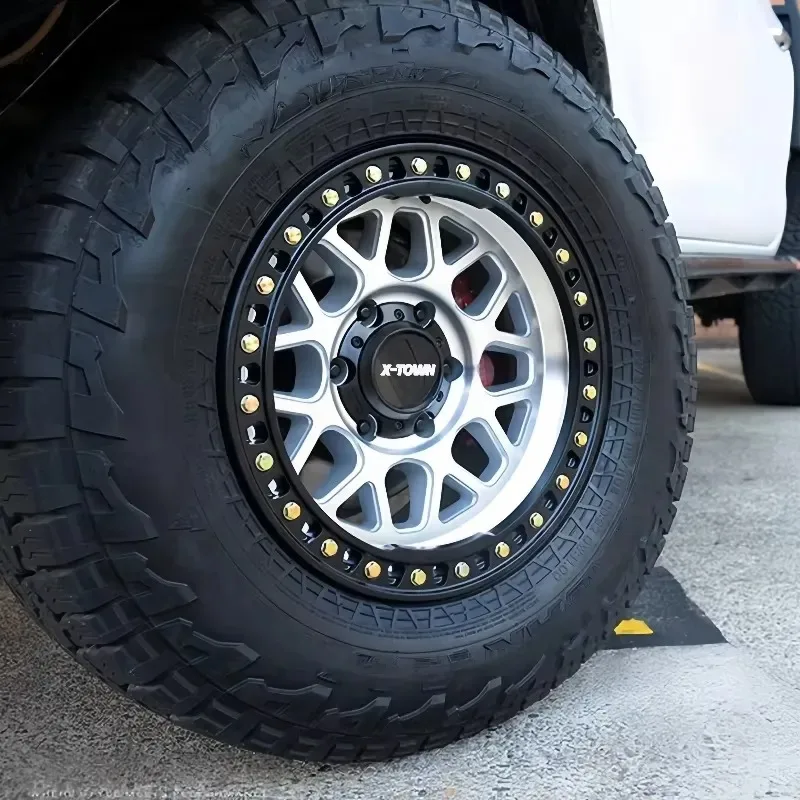 Hot Sale Custom 17 18 19 20 22 24 Inch 6X139.7 6X114.3 5X127 5X150 Off-Road Alloy Racing Beadlock Rims Forged Wheels for 4 pcs