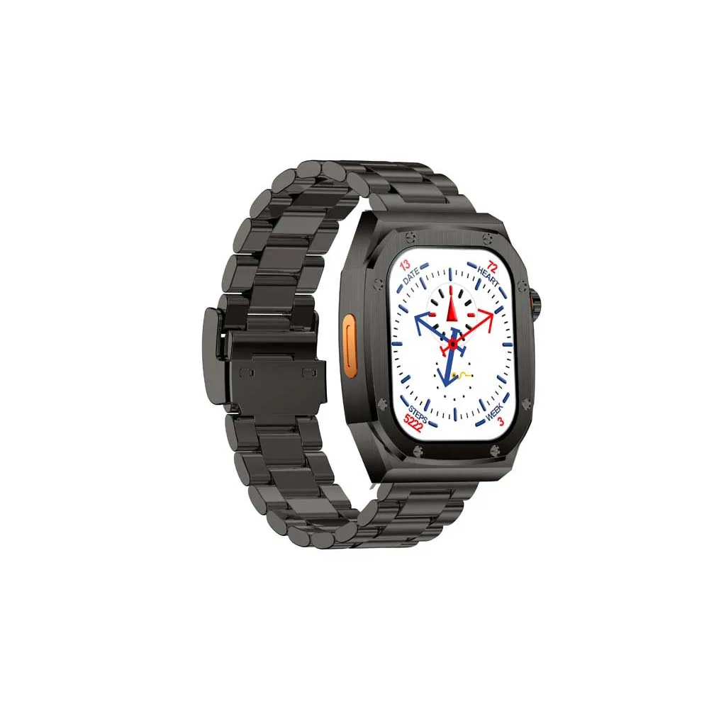 2.1 インチ Z17 最大スマートウォッチメッセージ応答通話睡眠モニタリングスポーツ歩数計情報アラート Bluetooth スマートウォッチ