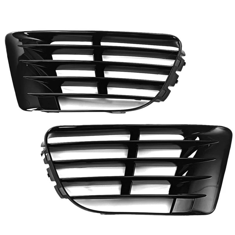 Right Front Fog Light Grille Lower Bumper Fog Lamp Grill Cover Trim For VW Golf MK6 R 2009-2013 5K0853666E Replacement