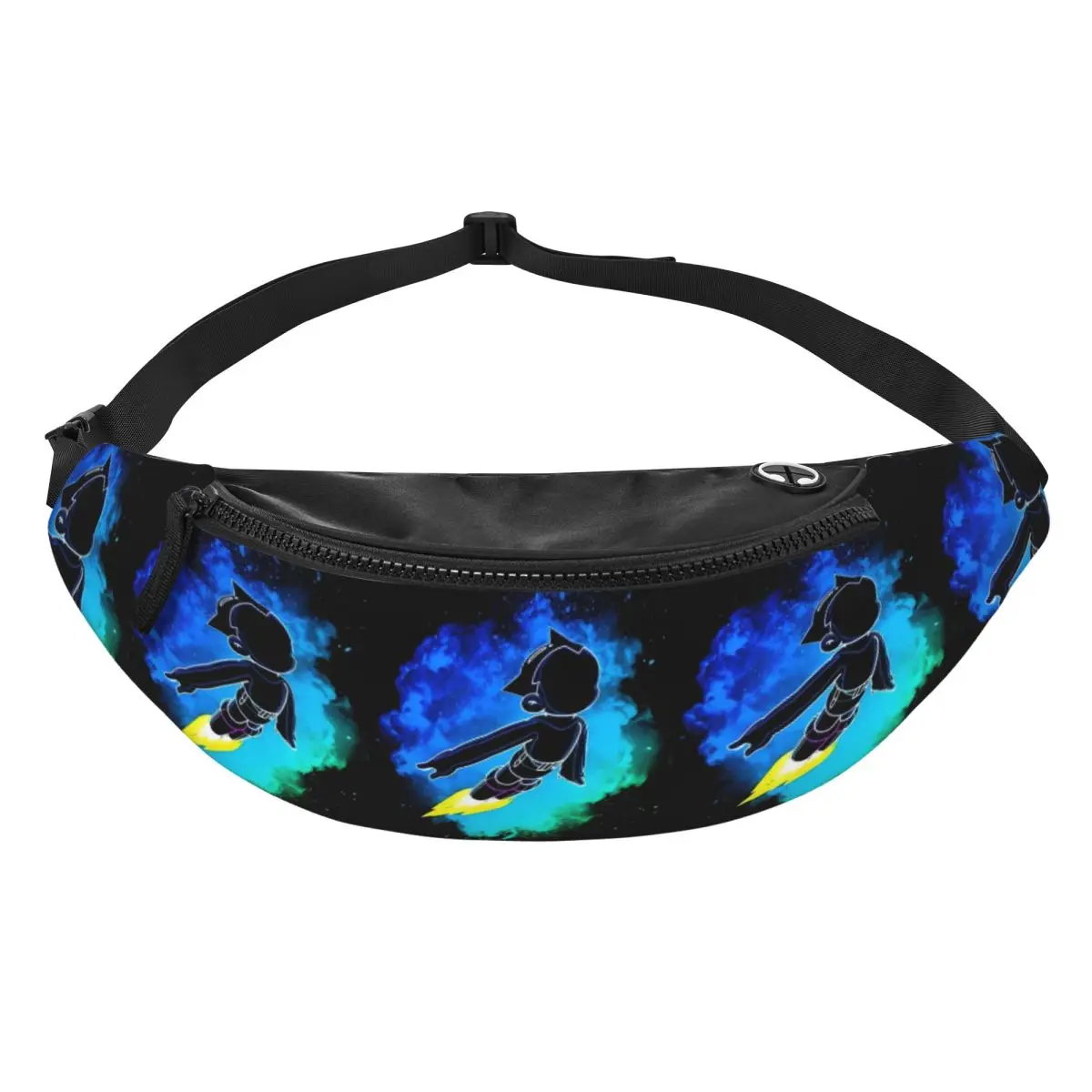 

Custom Animes A-Astroed Boy Cartoon Fanny Pack Men Women Robot Crossbody Waist Bag for Travel Cycling Phone Money Pouch