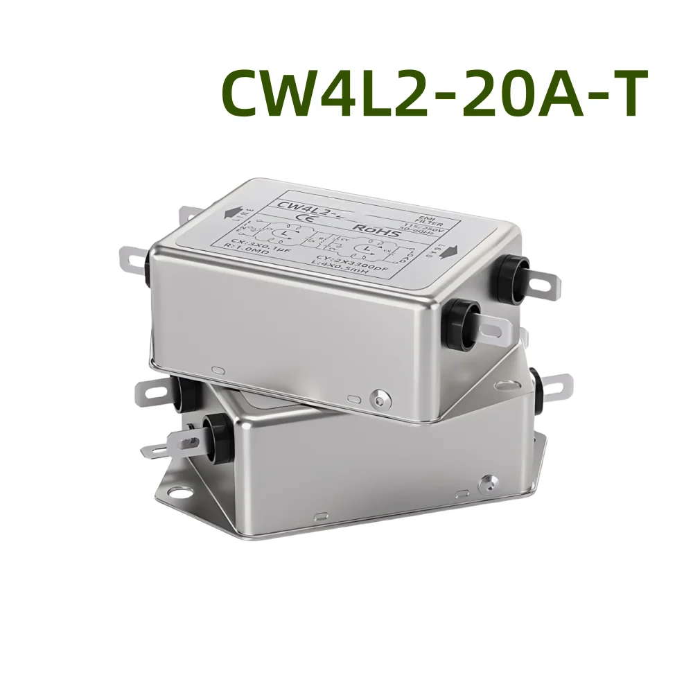 Filtr mocy EMI CW4L2-10A-T CW4L2-20A-T Jednofazowy AC 115V / 250V 20A 50/60HZ Do cięcia laserowego, grawerowania i znakowania — zdjęcie produktu 5