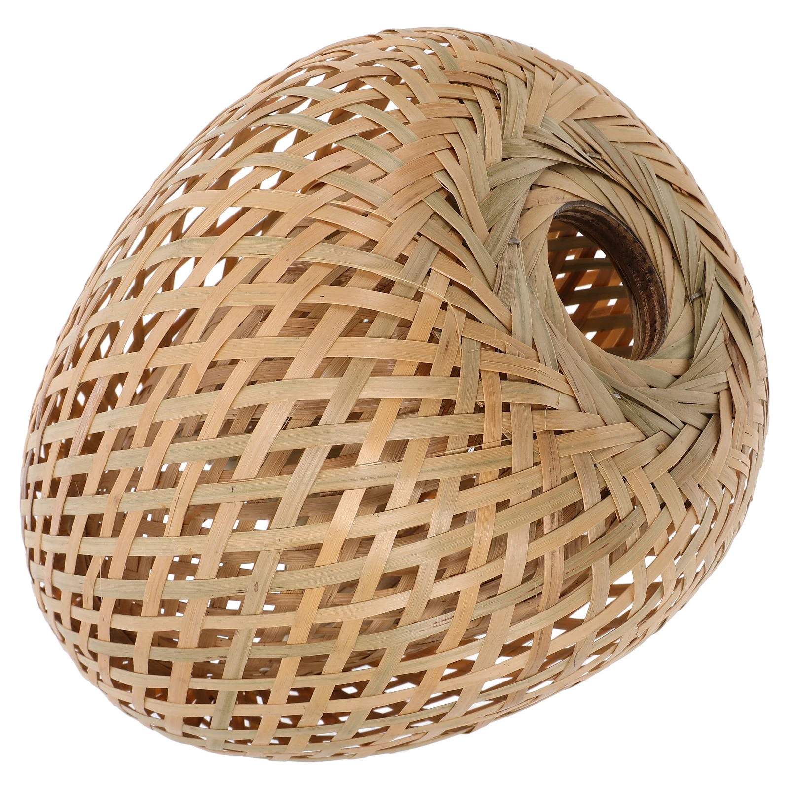 

Woven Bamboo Lampshade 21x21cm Hanging Pendant Replacement Shade for Chandelier Ceiling Light Cover Lampshades Decor Bamboo