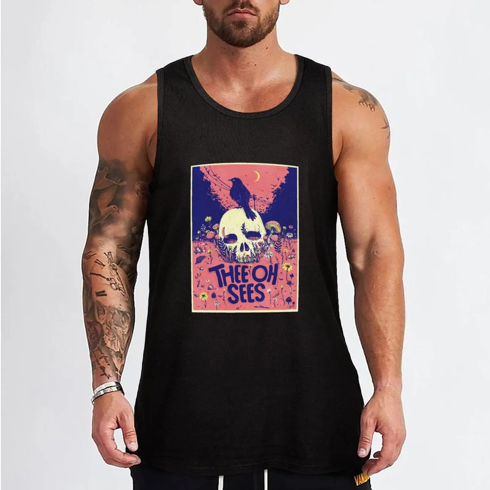 What Everyone Ought To Know About Thee Oh Sees Tank Top Men's vest gym t-shirts sleeveless gym shirt man fitness