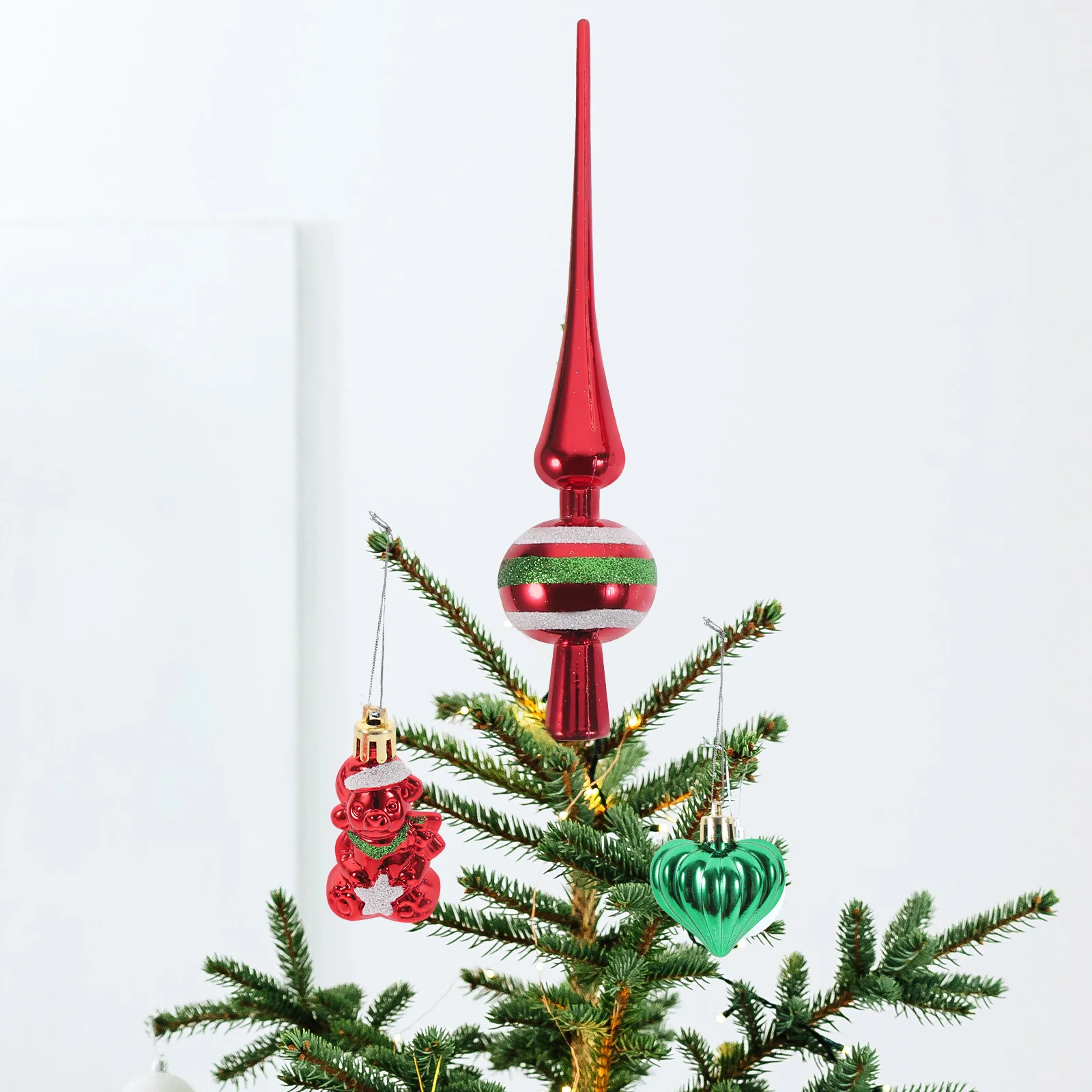 

Xmas Tree Finial Toppers Christmas Balls The Decoration Ornaments for Small