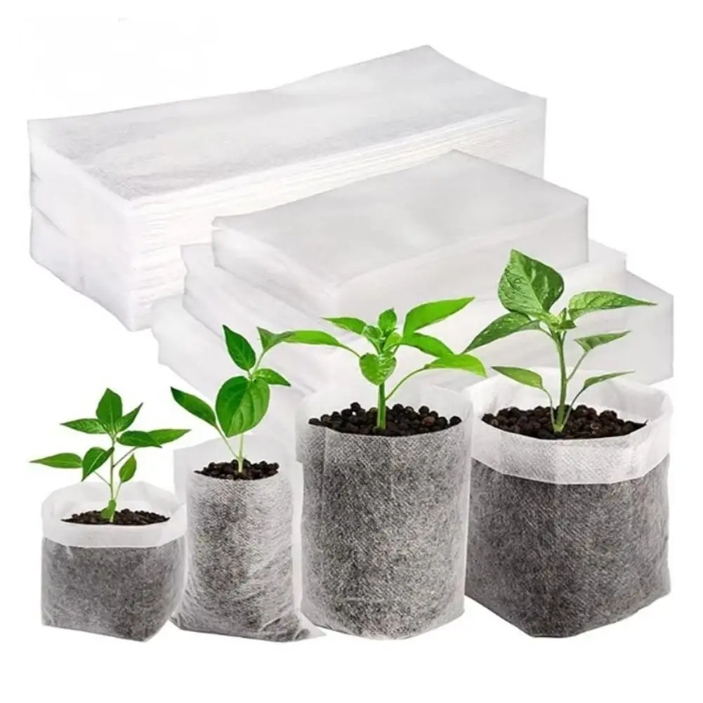 Non-Woven Fabric Seedling Pots for Planting Seed Starting Pots Pouches For Vegetable Flower Fruit Saplings Tree