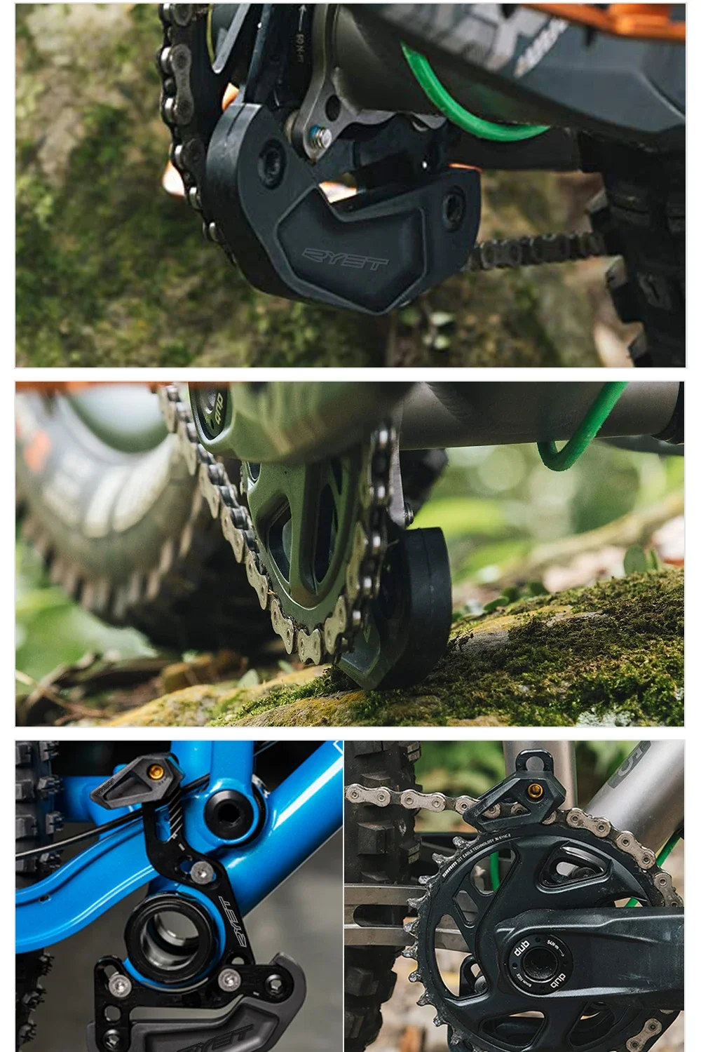 RYET MTB Fahrradkettenführung ISCG05 BASH GUARD Stabilisator 26-32T 34-36T Kettenblatt-Schutz BASH PLATE Fahrradketten Fahrradteile – Detail 10