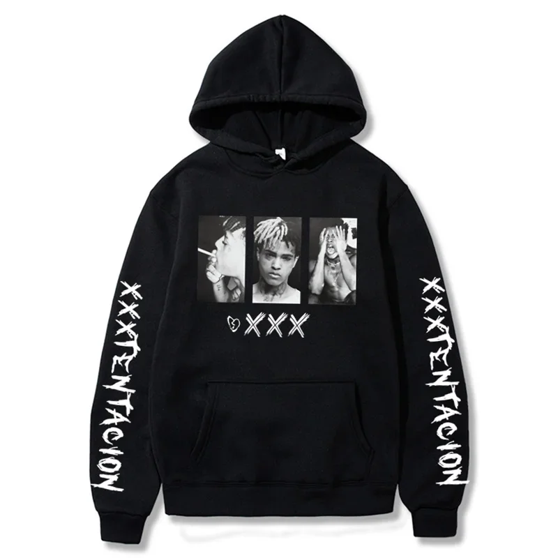 

New Autumn Winter Fashion Hoody Letter Printed Trend Brand Men's Hoodies Sweatshirts Plus Fleece Pullover Hip Hop Streetwear