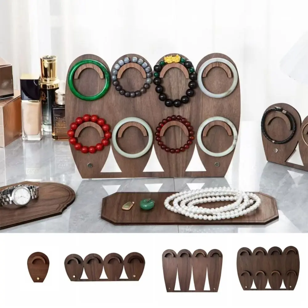 

Простой деревянный органайзер для браслета, ручной браслет, ожерелье, подставка для украшений, чехол для хранения ювелирных изделий, органайзер для ювелирных изделий