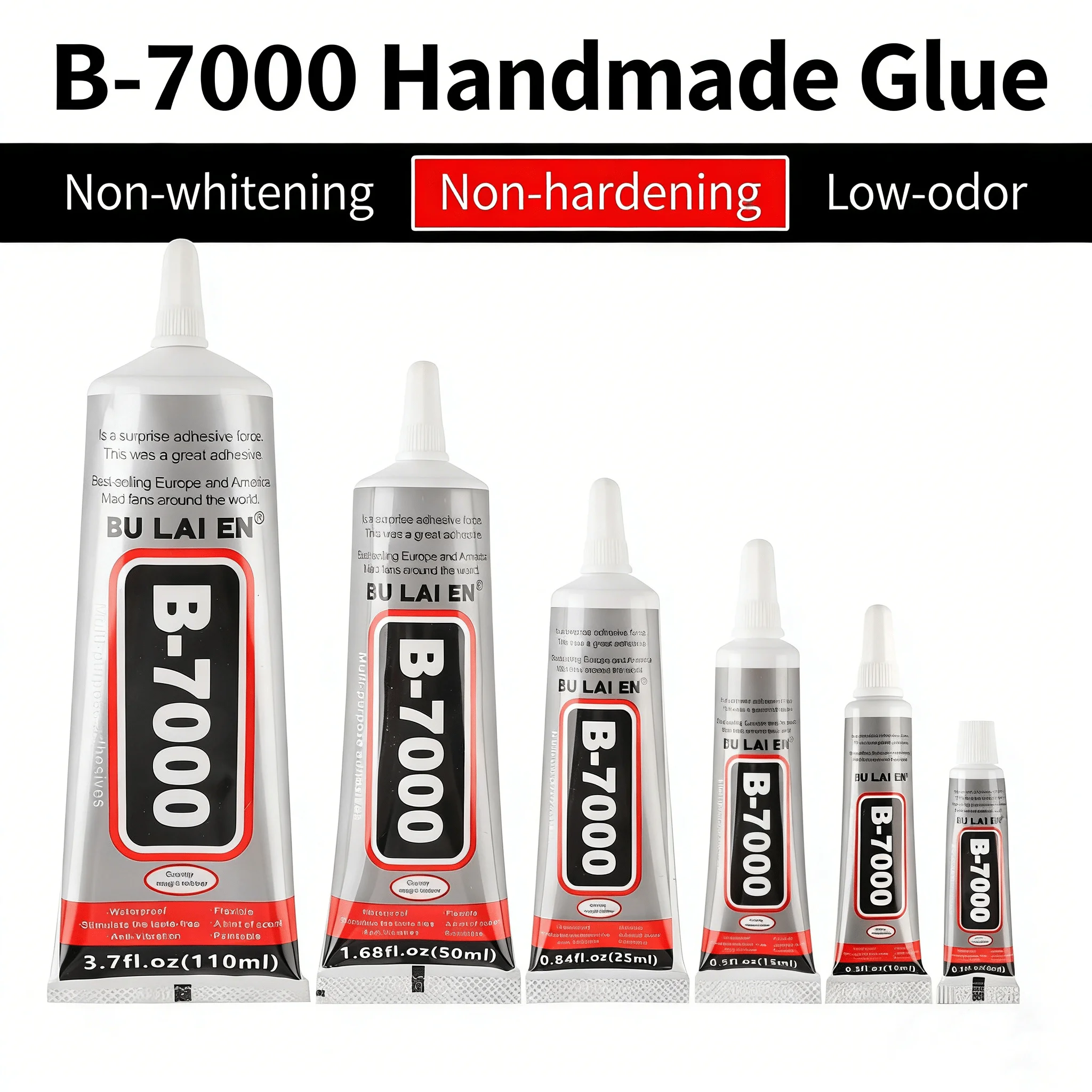 

Клей B7000 для страз и украшений, 50 мл, прозрачный, суперклей B-7000 для ювелирных изделий, промышленный