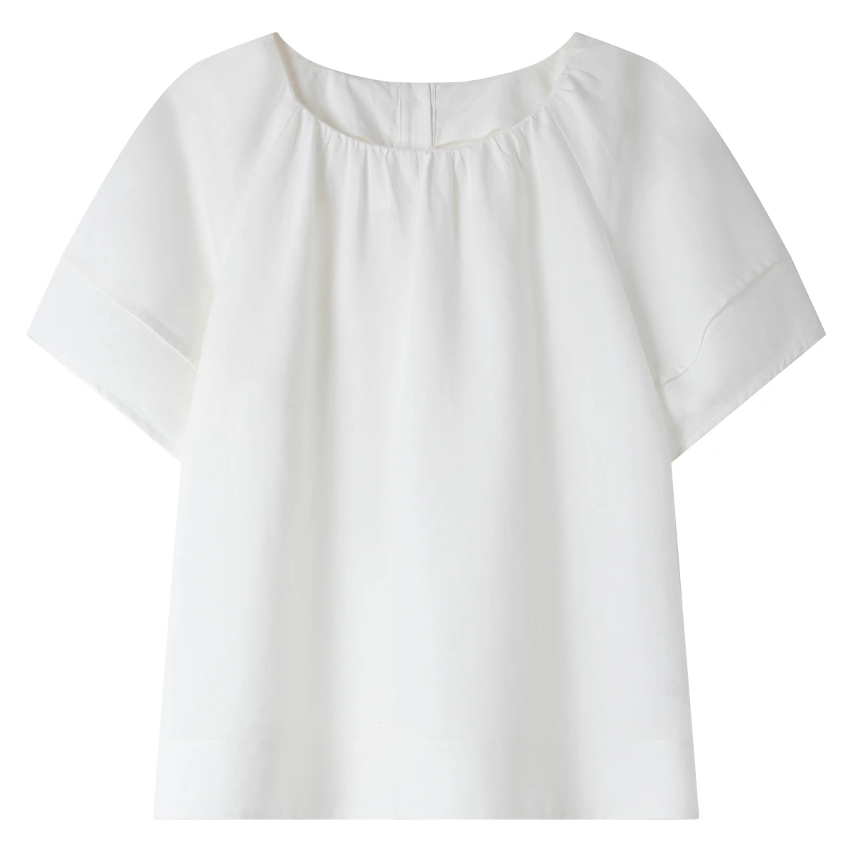 VIMLY Linen Lyocell Shirt Women Short Sleeve Summer Tops for Woman Loose Double-sided Wear Button Up Shirts & Blouses 2025 M9591