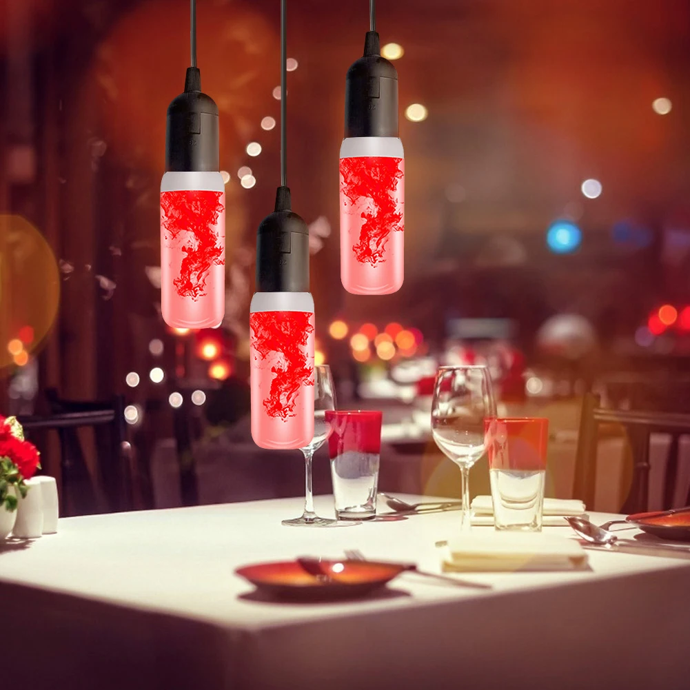 

E27E26 LED Flame Light Bulb Novelty Simulation Flickering Flame Flickering Outdoor Light Indoor Light Bulbs for Home Garden Bar