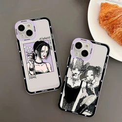 Cute Japanese Anime Nana Osaki Phone Case For iPhone 15 14 13 12 11 Pro Max XSMAX X XR 15Plus Luxury Clear Angel eyes Soft Cover