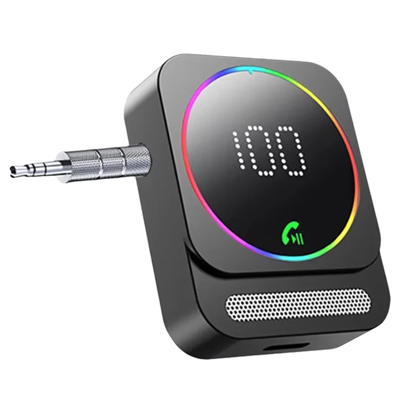 ABMF-Bluetooth 5.3 Receiver AUX Audio Adapter Car Home Stereo Headphones Wireless Output 3.5Mm One To Two Music Handsfree