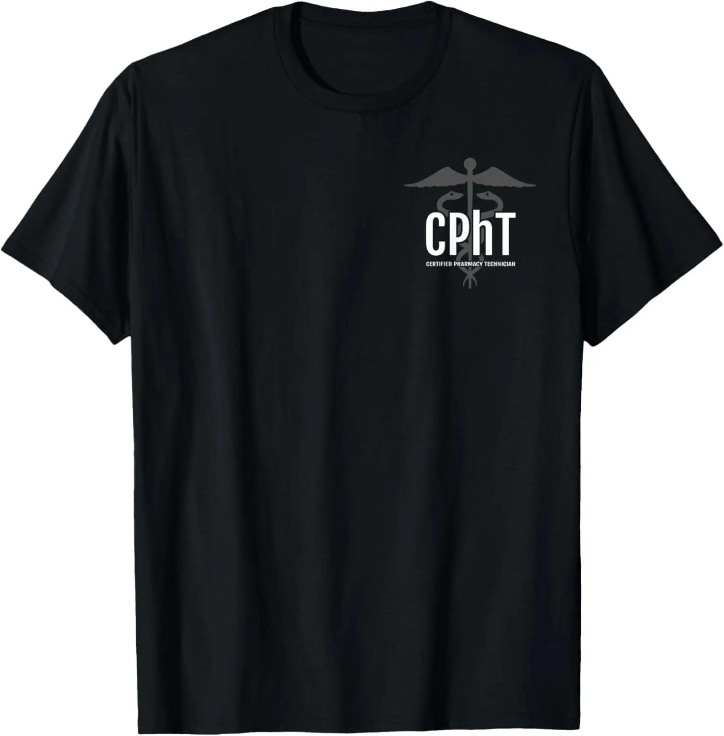 

CPhT - Certified Pharmacy Technician Front/Back Professional T-Shirt