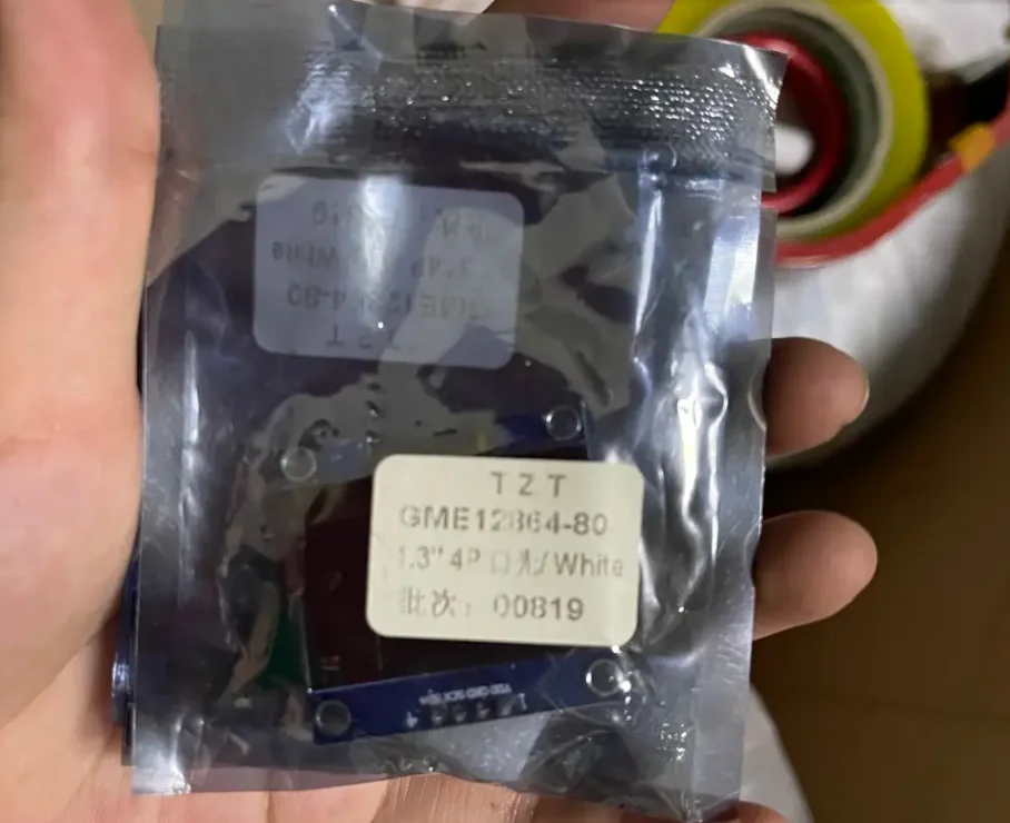 

Распродажа, 3,5-дюймовый OLED-дисплей, модуль ЖК-экрана, белый IIC модуль связи OLED, 4-контактный