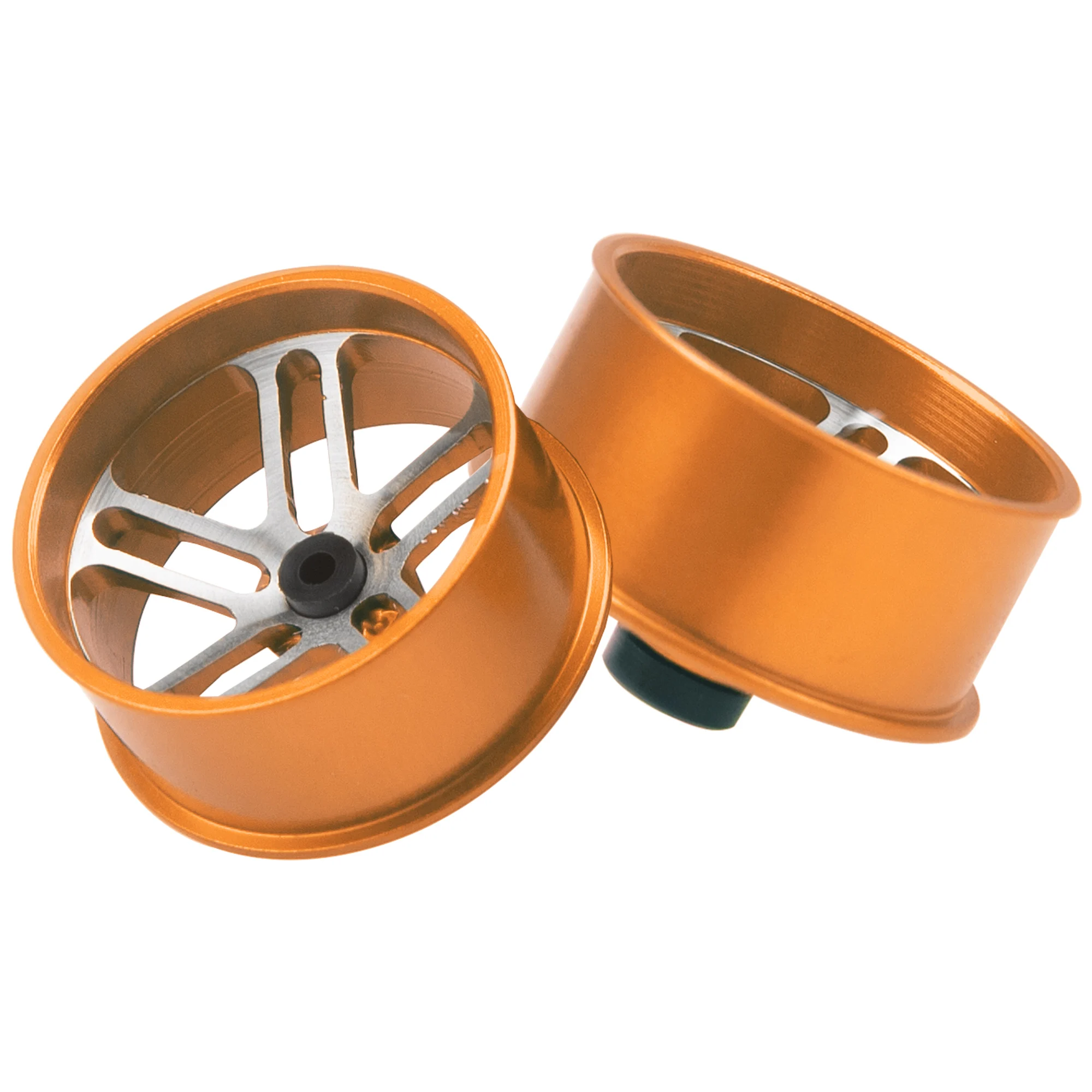 알루미늄 합금 휠 림 OD 23.5mm Tamiya Mini 4WD RC 자동차와 호환 가능