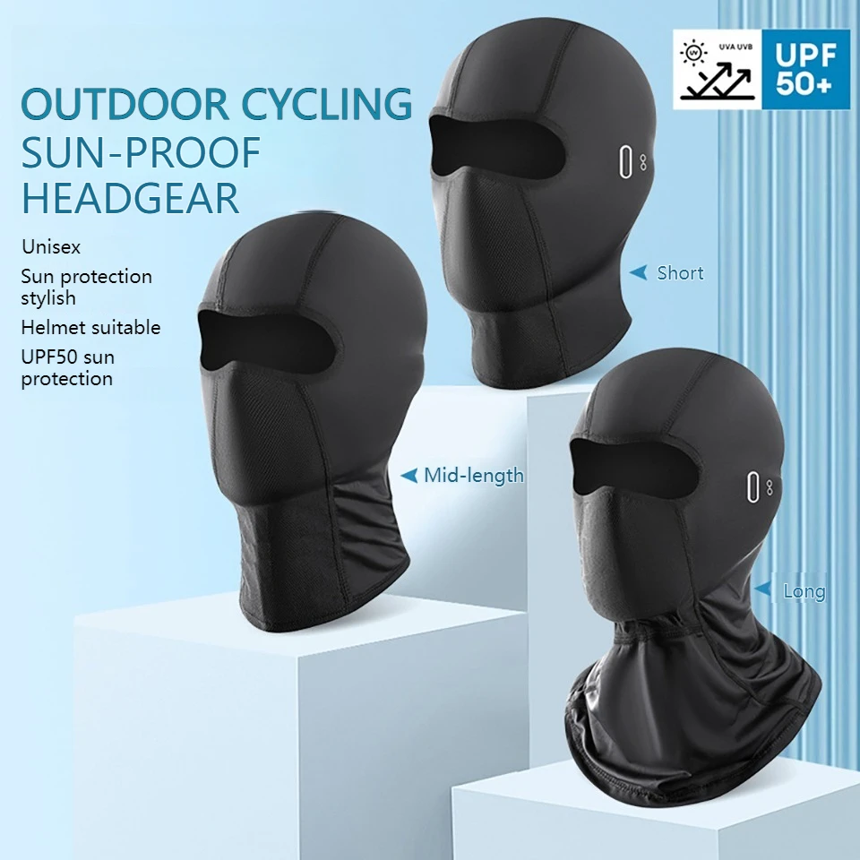 NOFOXO Sunscreen Headgear Quick Drying Motorcycle Inner Liner Mask Moisture Absorbing Anti UV Scarf Outdoor Cycling Men Women image 2