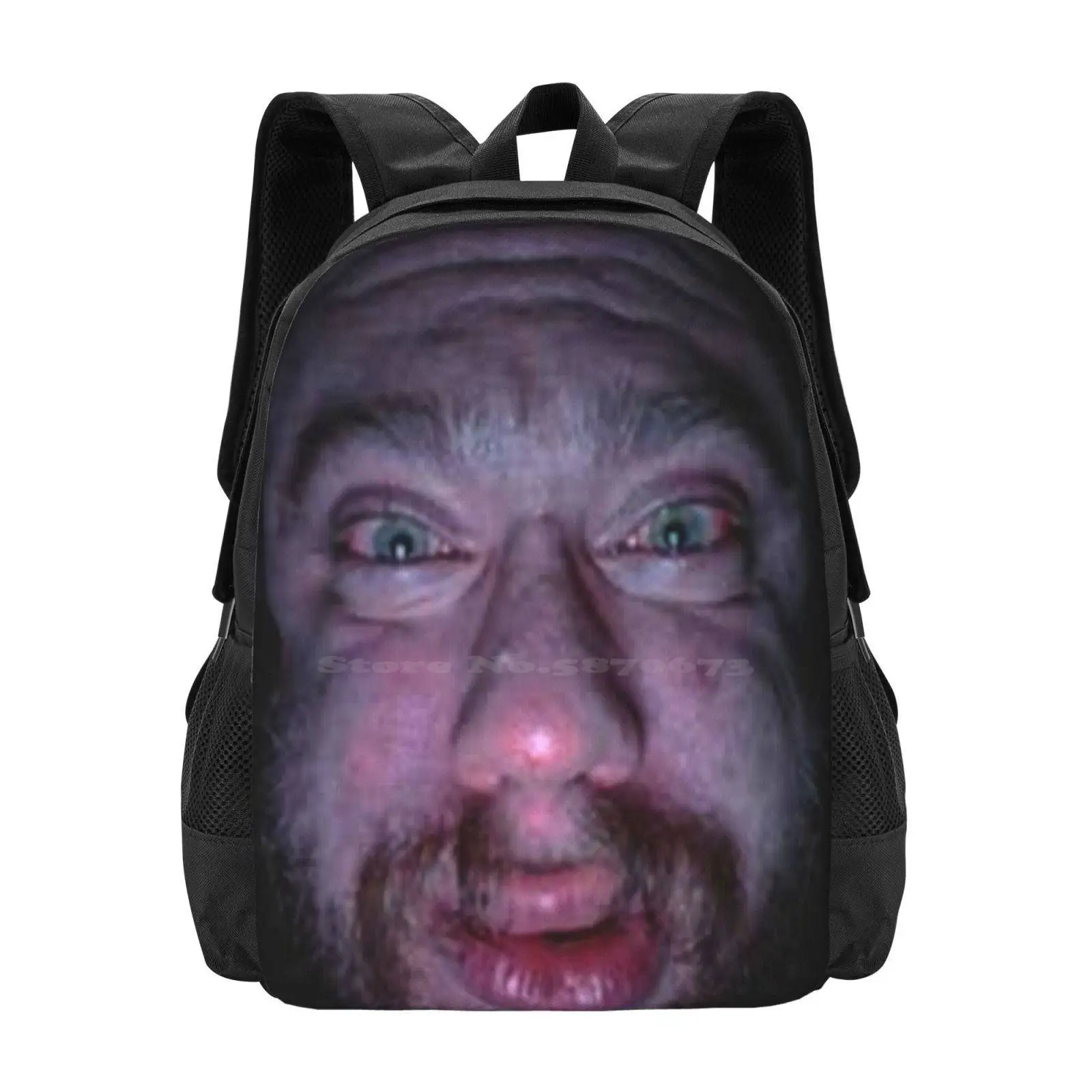 Sam Hyde Face Hot Sale Schoolbag Backpack Fashion Bags Meme Sam Hyde Ugly Funny Creepy