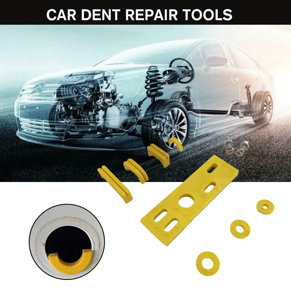 

1set PDR Hook And Rod Pivot Tool Car Wiring Hole Protector Dent Hail Repair Paint-less Removal Y1X9