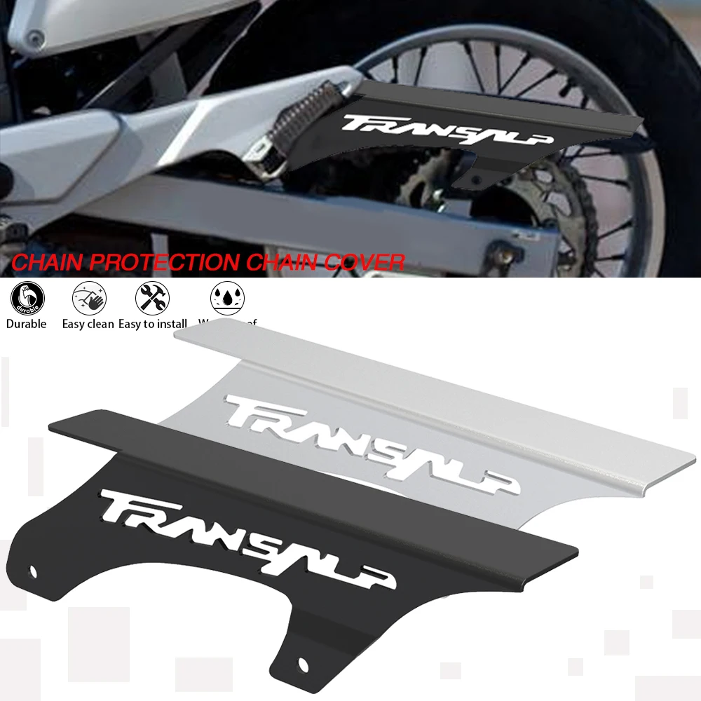 For Honda XRV650 Africa Twin 1988 1989 XRV750 AfricaTwin 1990-2004 XRV 650 750 AFRICA TWIN Parts Chain Guard Cover Protector