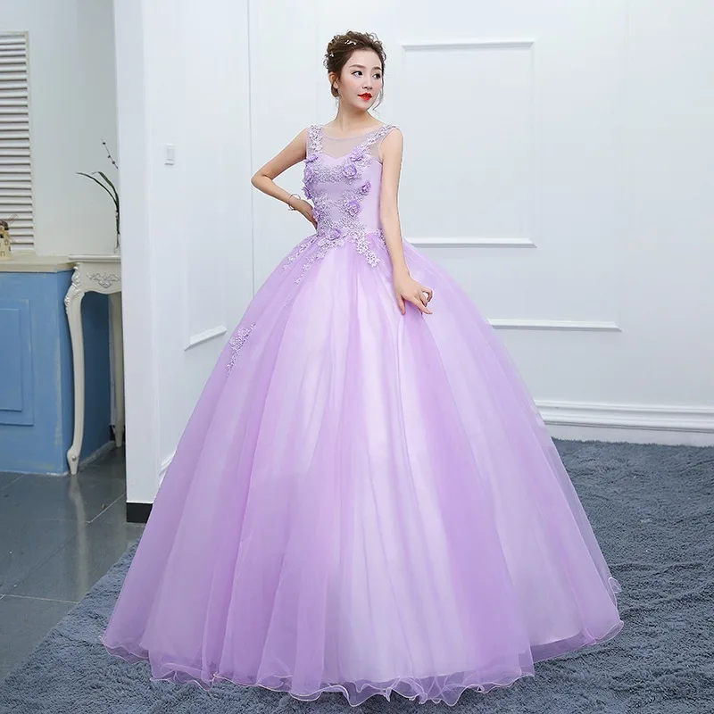 strapless open back dress Beautiful Lavender Tulle Off Shoulder Party Dress, Light Purple Brides   classygown