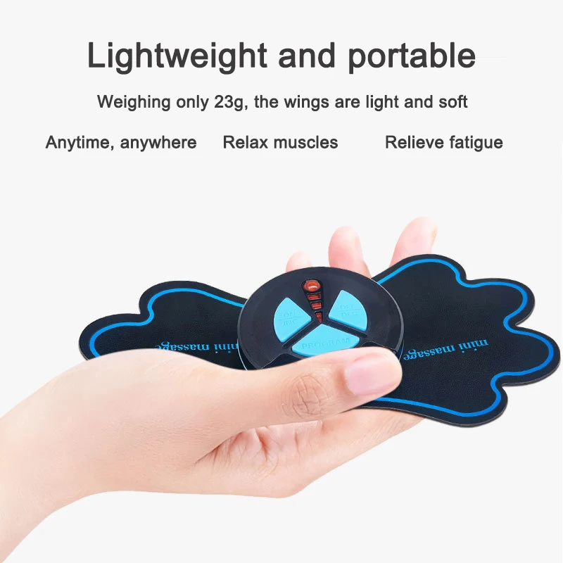 휴대용 미니 목 마사지기, 전기 경추 및 등 근육 마사지기, 피로 완화 마사지 패드, 바디 마사지기, 신제품