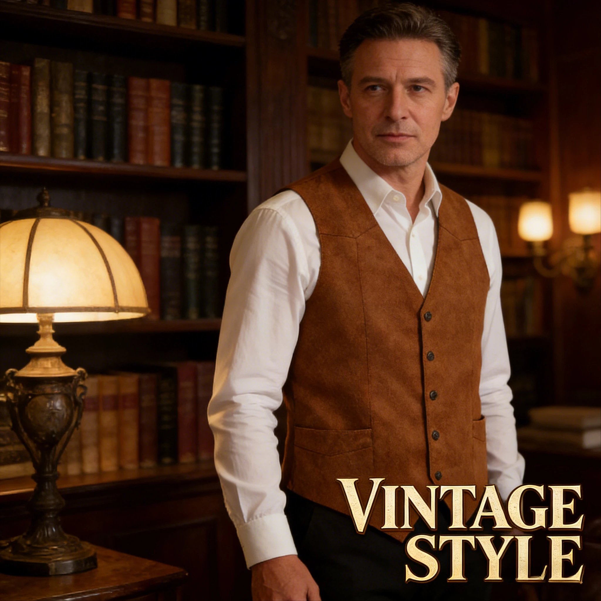 

Mens Business Formal Dress Vest V Neck Slim Fit Suit Waistcoat New Retro Style For Daily Casual Wedding And Business Events