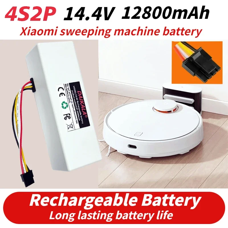 

New High-capacity 14.4V 4s2p 1C Robot Vacuum Cleaner Battery P1904 MM 38000mAh Vacuum Cleaner Replacement Parts