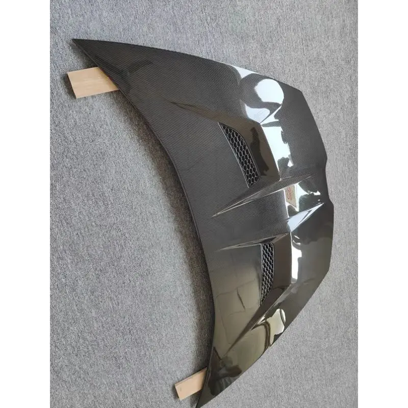 

Подходит для Lamborghini Huracan LP580 LP610, модифицированный комплект кузова, капот двигателя из углеродного волокна в стиле V, капот двигателя