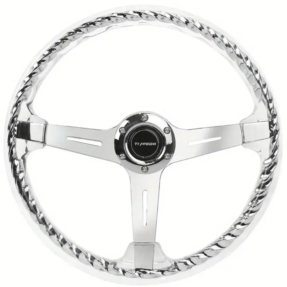 Universal 350MM Multi-color option Auto Acrylic Transparent Modification Sport Steering Wheel 14 Inch Acrylic Car Steering Wheel