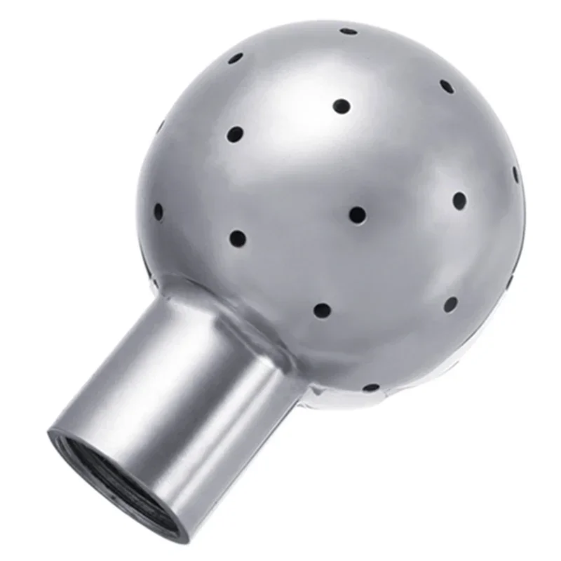 

360 Degree 1/2 Inch Female Spray Cleaning Ball Stainless Steel Thread Fixed Spray Ball Coverage Effective Rotary Cleaning ball