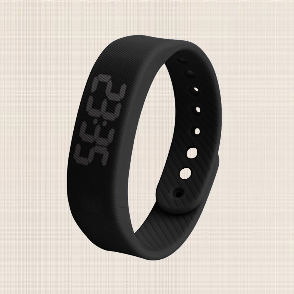 Creative Smart Watch Led Digital Bracelet Waterproof Fitness Silicone Band Accurate Step Counter 3D Acceleration Sensor