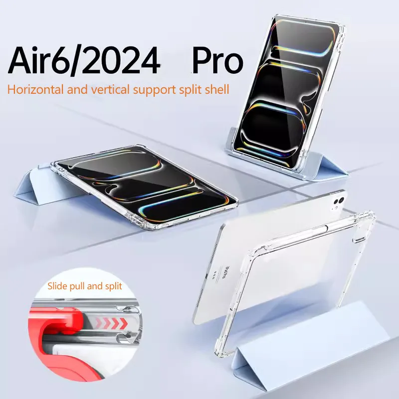

Acrylic Back Case For iPad Air 11 2024 Air6 Pro 11 Air 13 Pro 13 2024 7th Air 13 5 4 3Pro 2 1 10th 10.9 10.2 9.7 Mini 6 Pro12.9