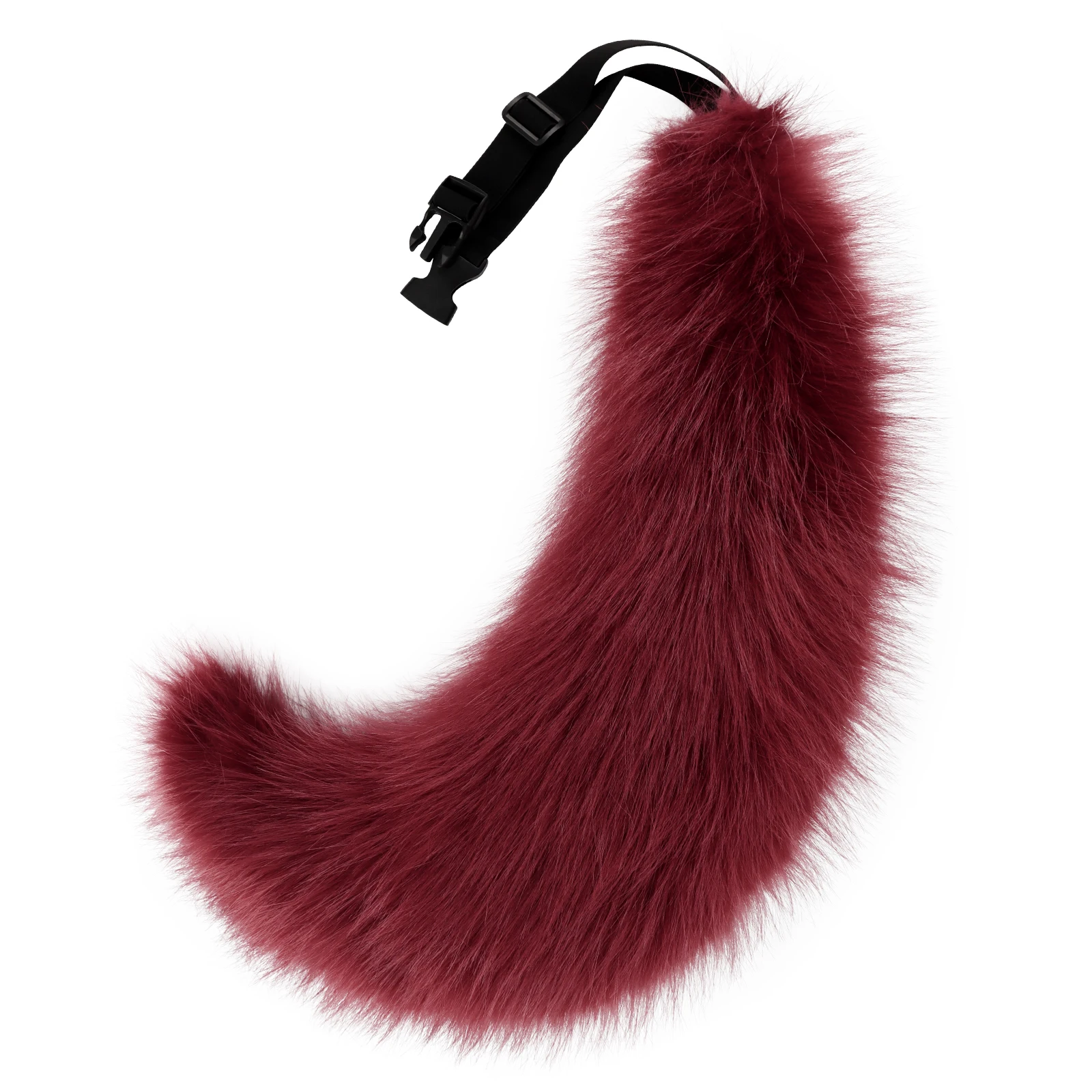 Flauschiges Kunstfell Wolf Fuchsschwanz Halloween Party Cosplay Kostüm – Detail 5