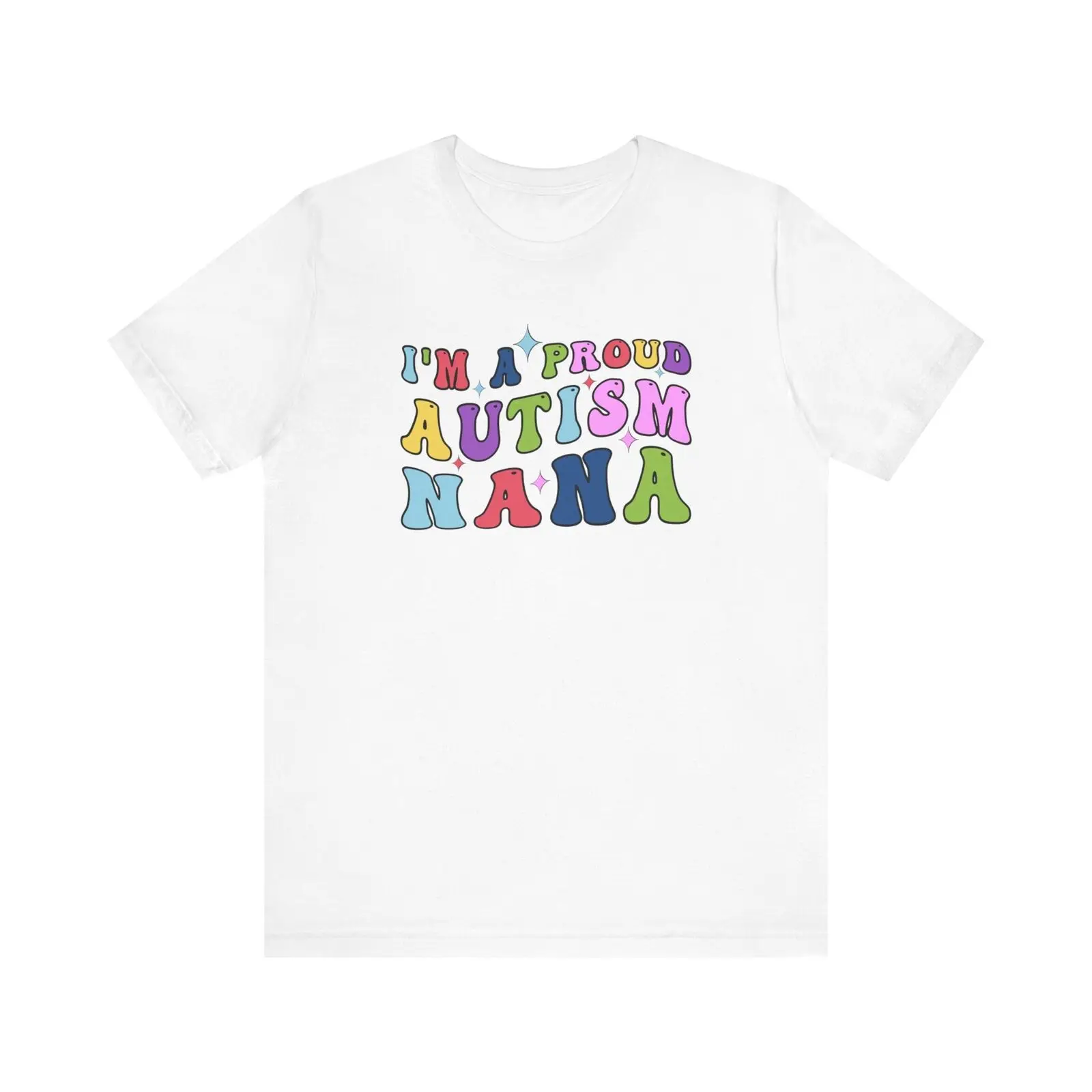 

Bella Canvas 3001, Unisex, Autism Awareness T-Shirt, Autism Nana, Autism Grandma