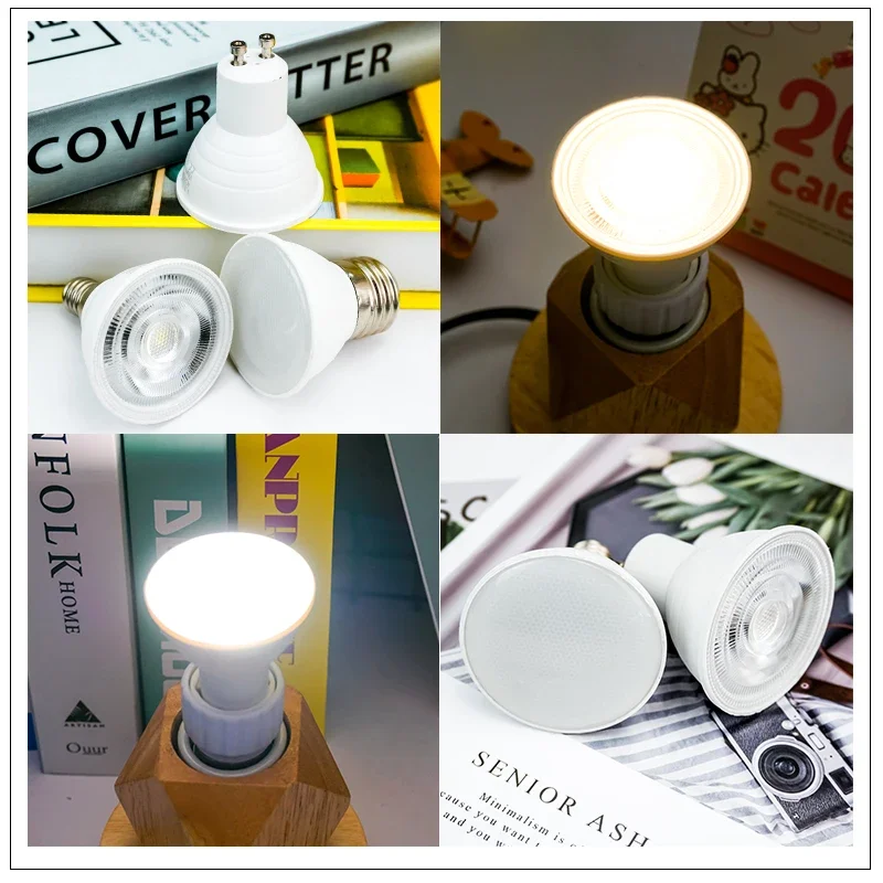 LED Bulb E27 E14 MR16 GU10 GU5.3 Lampada Led 6W 220V 230V 240V 24/120 degree Bombillas Led Lamp Spotlight Lampara LED Spot Light