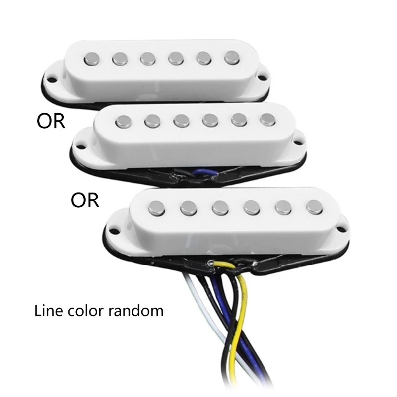 Retro Alnico 5 Pickup Guitar Single Coil Pickups Ceremic Magnet Middle Bridge Neck/Middle/Bridge Pickups Kits for Choose