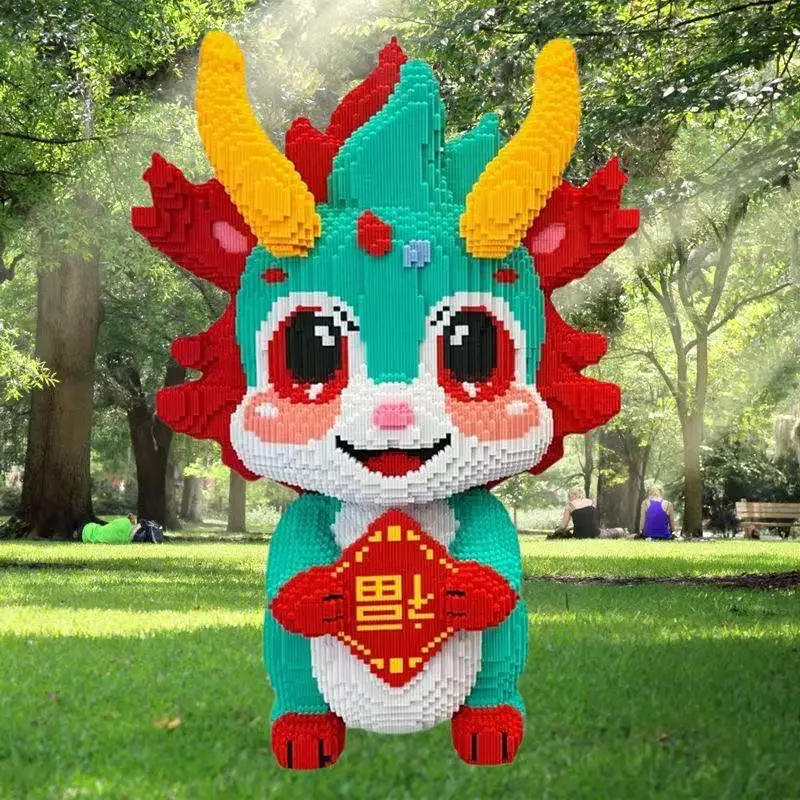 16158 قطعة من مكعبات بناء نموذج Red Dragon Baby DIY، مصممة للشباب والكبار، #2