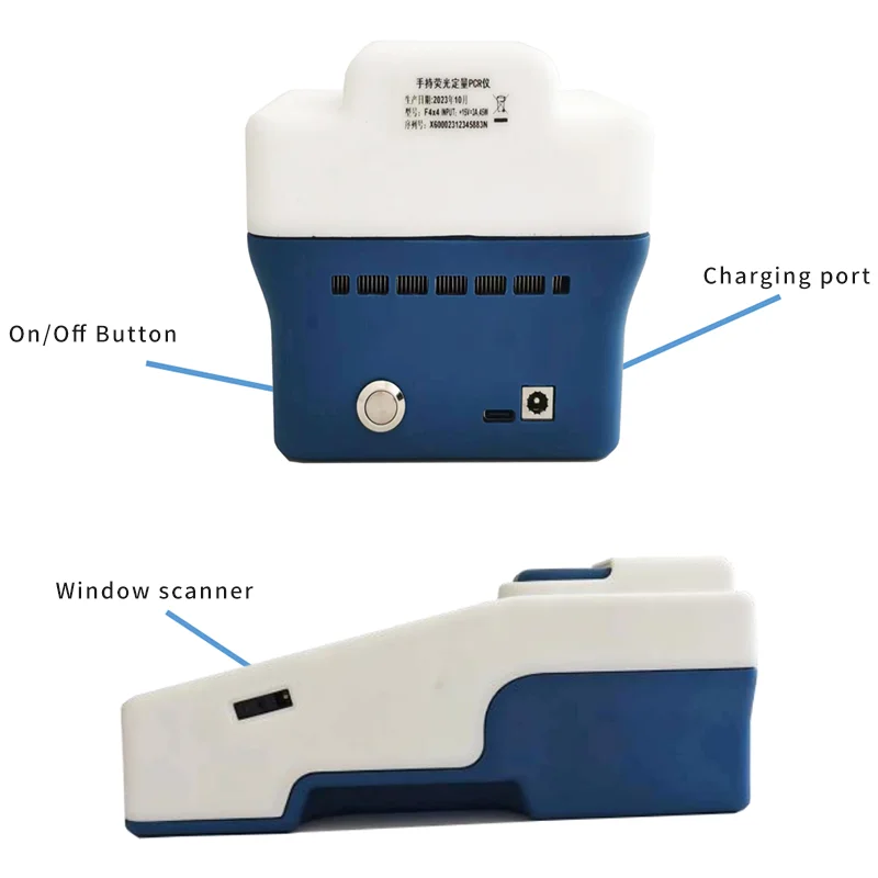 Portable On-site Nucleic Acid Rapid Real-Time PCR Testing Equipment Food Safety Analyzer POCT Diagnostic Veterinary Instrument