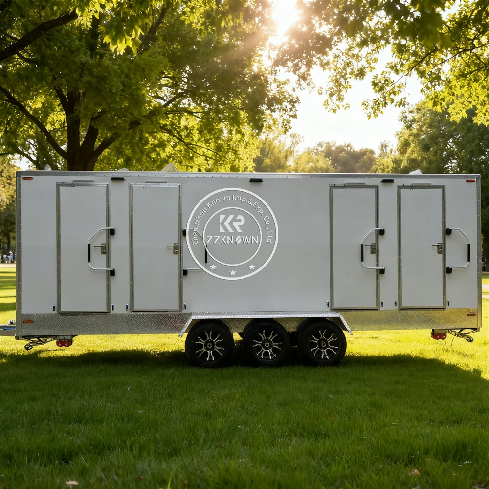 Portable Toilets Outdoor Camping Portable Bathroom Unit Shower And Toilet Mobile Camping Portable Restroom Trailer