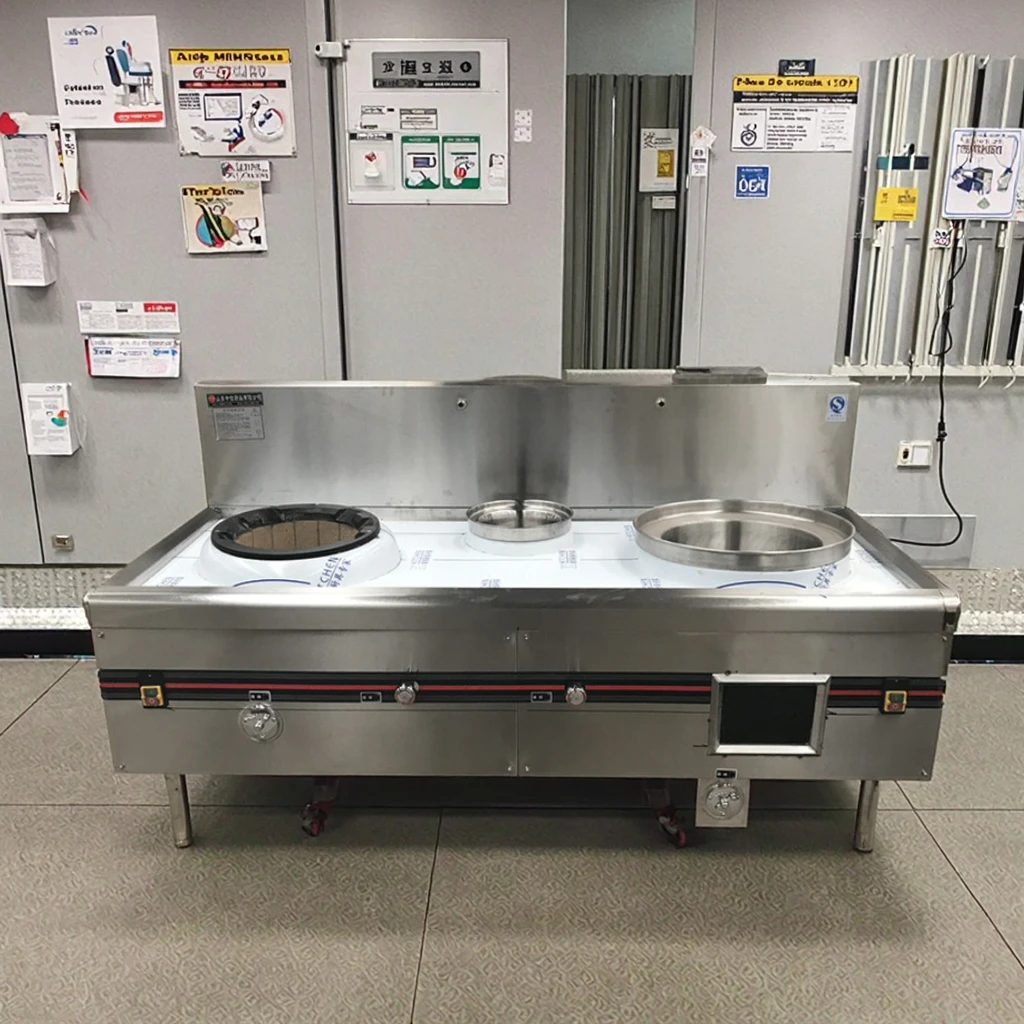Heavy Duty Stainless Steel Gas Wok Range 2 Burner 1 Stock Pot Commercial Cooking Stove For Restaurant Hotel Catering Equipment