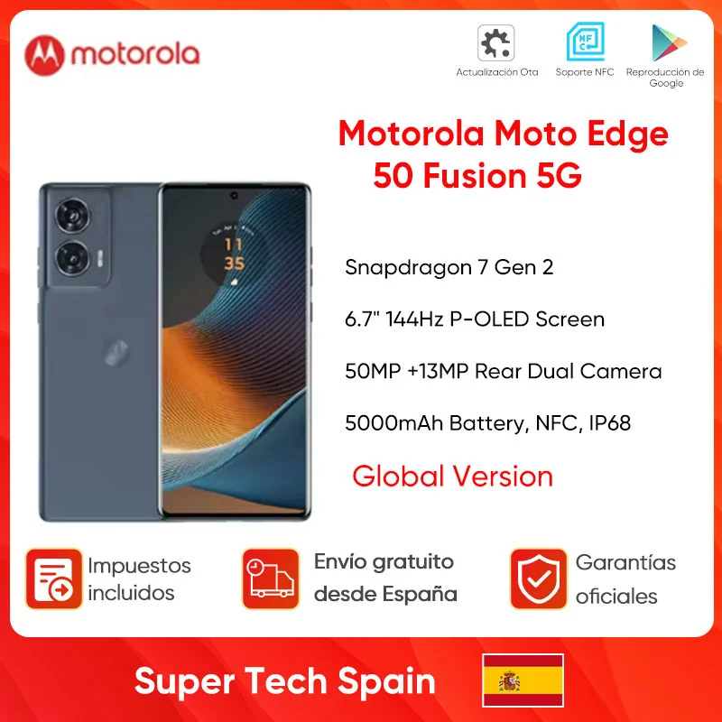 Motorola Moto Edge 50 Fusion Snapdragon 7 Gen2 5G 6.7